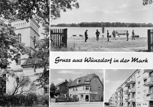 AK, Wünsdorf Kr. Zossen, vier Abb., 1975