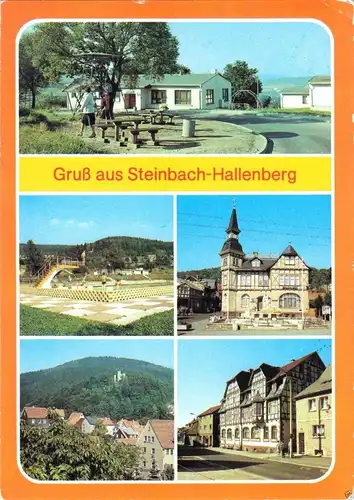 AK, Steinbach-Hallenberg Kr. Schmalkalden, fünf Abb., 1985