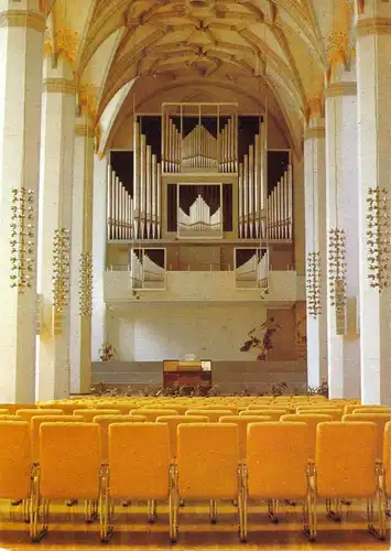 AK, Frankfurt Oder, Konzerthalle, Blick zur Orgel, 1984