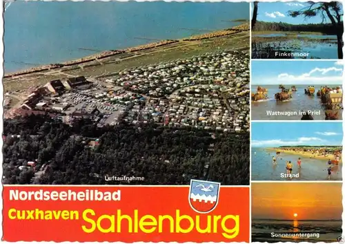 AK, Cuxhaven - Sahlenburg, fünf Abb., gestaltet, um 1978