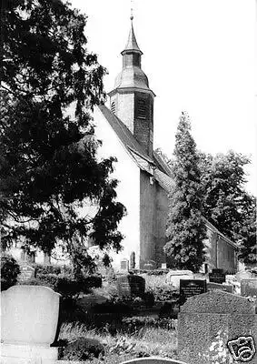 Foto im AK-Format, Fördergersdorf, Kirche, um 1970