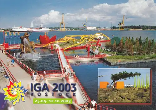 AK, Rostock, IGA 2003, Schwimmende Gärten