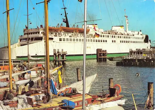AK, Rostock Warnemünde, Fährschiff "Warnemünde", 1986
