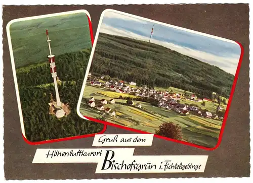 AK, Bischofsgrün im Fichtelgeb., zwei Abb., um 1968