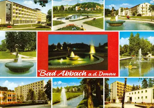 AK, Bad Abbach a.d. Donau, neun Abb., 1973