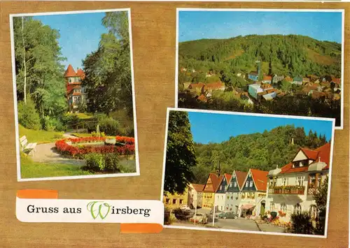 AK, Wirsberg im Fichtelgeb., drei Abb., um 1982