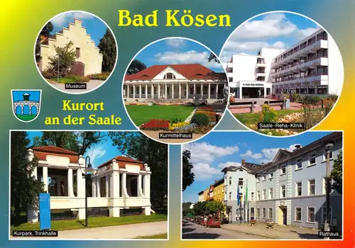 AK, Bad Kösen, fünf Abb., gestaltet, um 2005