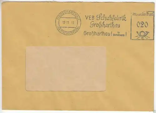 AFS, VEB Schuhfabrik Großharthau, o Grassharthau (Kr. Bischofswerda), 12.11.59