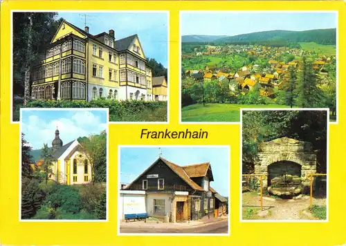 AK, Frankenhain Kr. Arnstadt, fünf Abb., 1982