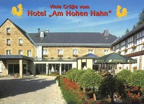 AK, Bermsgrün bei Schwarzenberg, Hotel "Am Hohen Hahn"