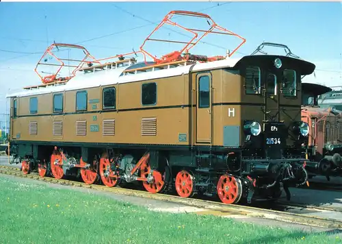AK, E-Lok EP5 21534, bei der DB bis 1972 im Einsatz, um 1995