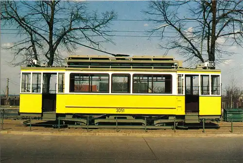 AK, Berlin Charlottenburg, Straßenbahn-Tiebwagen, 1980er