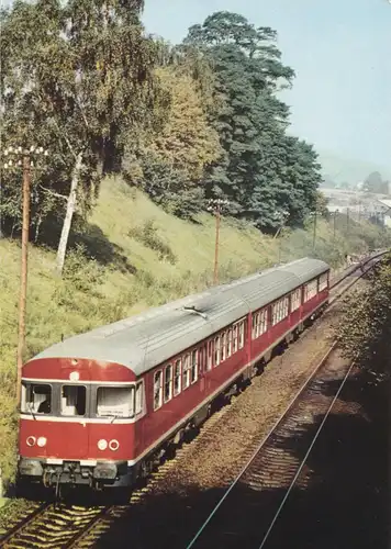 AK, Nahverkehrstriebwagen VT 24, um 1970