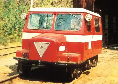 AK, Berlin, Berliner Eisenbahnfreunde e.V., Kleinwagen Nr. 1, Baujahr 1956, 1980