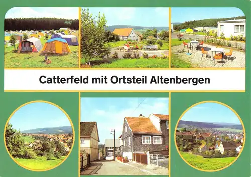 AK, Catterfeld mit OT Altenbergen, Kr. Gotha, sechs Abb., 1984