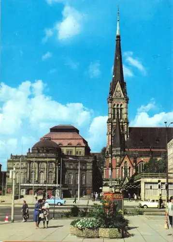 AK, Karl-Marx-Stadt, Chemnitz, Opernhaus, 1972