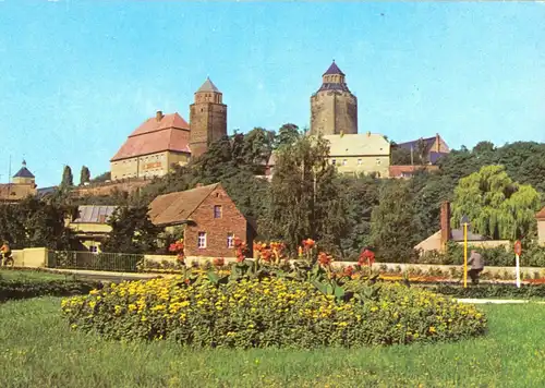 AK, Eilenburg, Blick zur Sorbenburg, 1970