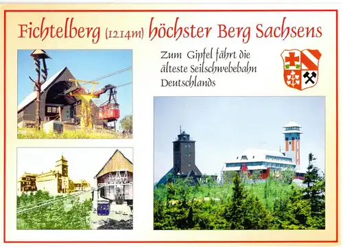 AK, Oberwiesenthal, Fichtelberg, drei Abb., um 2000