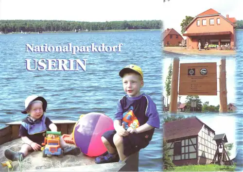 AK, Userin, Nationalparkdorf Userin, vier Abb., um 2000