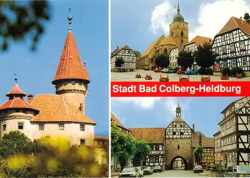 AK, Bad Colberg - Heldburg, drei Abb., um 2000