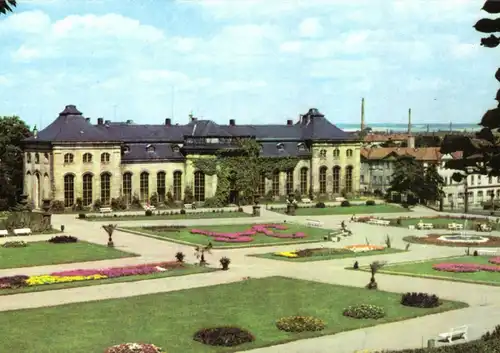 AK, Gotha, Blick zur Orangerie, 1968
