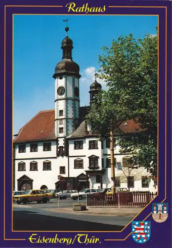 AK, Eisenberg Thür., Rathaus, 1992