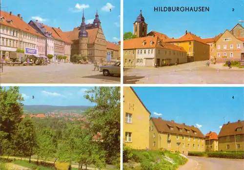AK, Hildburghausen, vier Abb., 1970