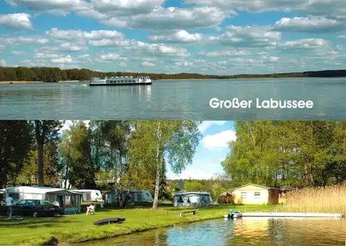 AK, Groß Quassow, Campingpark Havelberge, Großer Labussee, Vers. 1, um 1995