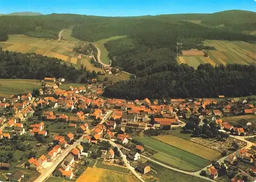 AK, Löhlbach, Luftbildansicht, um 1974