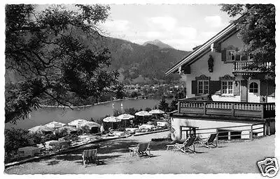 AK, Tegernsee, Der Leeberhof über Tegernsee, 1960