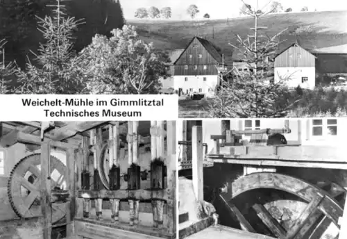 AK, Reichenau Kr. Dippoldiswalde, Weichelt-Mühle, 1984