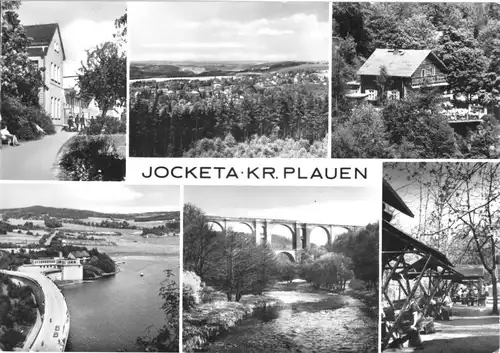 AK, Jocketa Kr. Plauen, sechs Abb., 1980