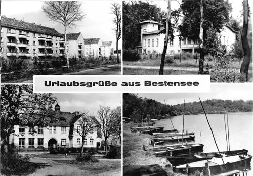 AK, Bestensee Kr. Königs Wusterhausen, vier Abb., 1970