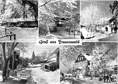 AK, Frauenwald Thür., fünf Winteransichten, 1976