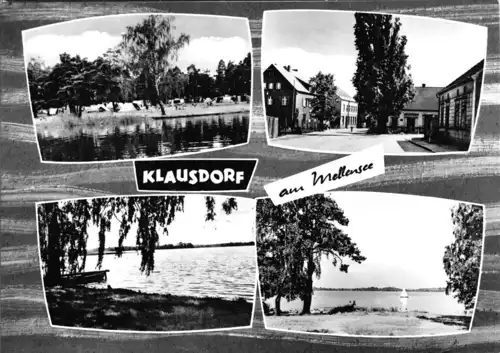 AK, Klausdorf Kr. Zossen, vier Abb., gestaltet, 1965