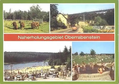 AK, Karl-Marx-Stadt, Erholungsgeb. Oberrabenstein, 1989