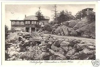 AK, Fichtelgebirge, Kosseinehaus mit Turm, 1933