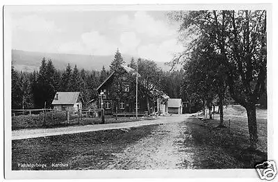 AK, Bischofsgrün Fichtelgeb., Haus in Karches, um 1934