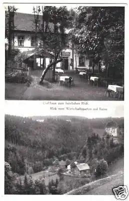 AK, Stein Fichtelgeb., Pension z. herrlichen Blick 1933