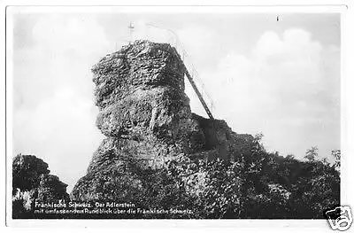 AK, Fränkische Schweiz, Der Adlerstein, 1933