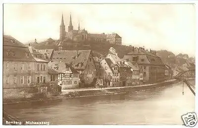 AK, Bamberg, Teilansicht mit Michaelsberg, ca. 1925