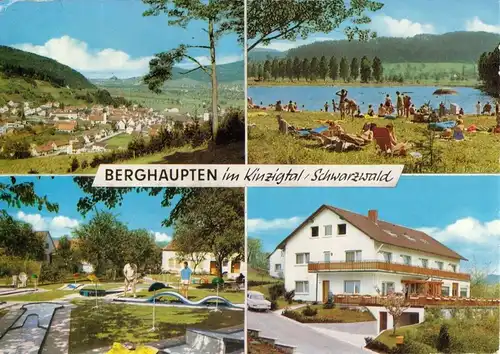 AK, Berghaupten im Kinzigtal, Schwarzw., vier Abb., 1975
