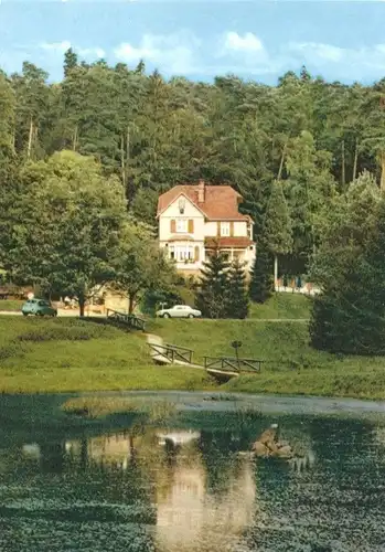 AK, Bad Orb im Spessart, Café "Jagdhaus Haselruhe", um 1976