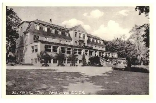 AK, Bad Köstritz, Sanatorium der SVA, 1951