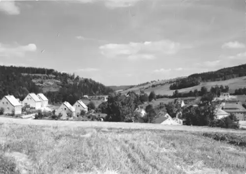 AK, Hellendorf Erzgeb., Kr. Pirna, Teilansicht, 1977