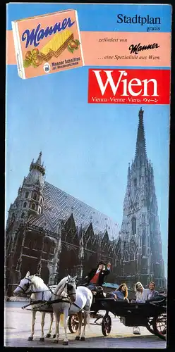 Innenstadtplan Wien, um 1995