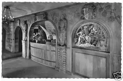 AK, Rüdesheim, Felsenkeller-Weinschenke, Gastr., 1960