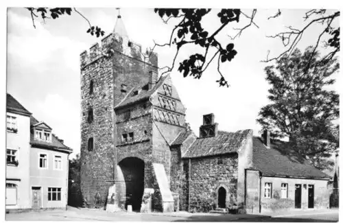 AK, Naumburg Saale, Partie mit Marien-Tor, 1961