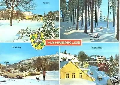 AK, Hahnenklee Harz, vier Abb., 1976