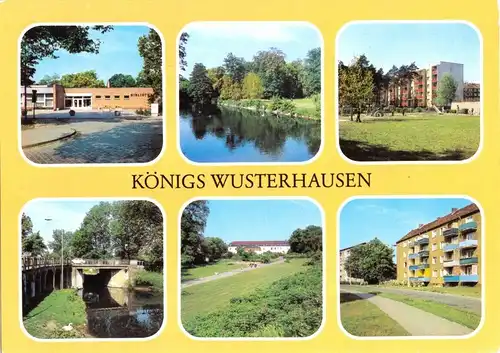 AK, Königs Wusterhausen, sechs Abb., 1985